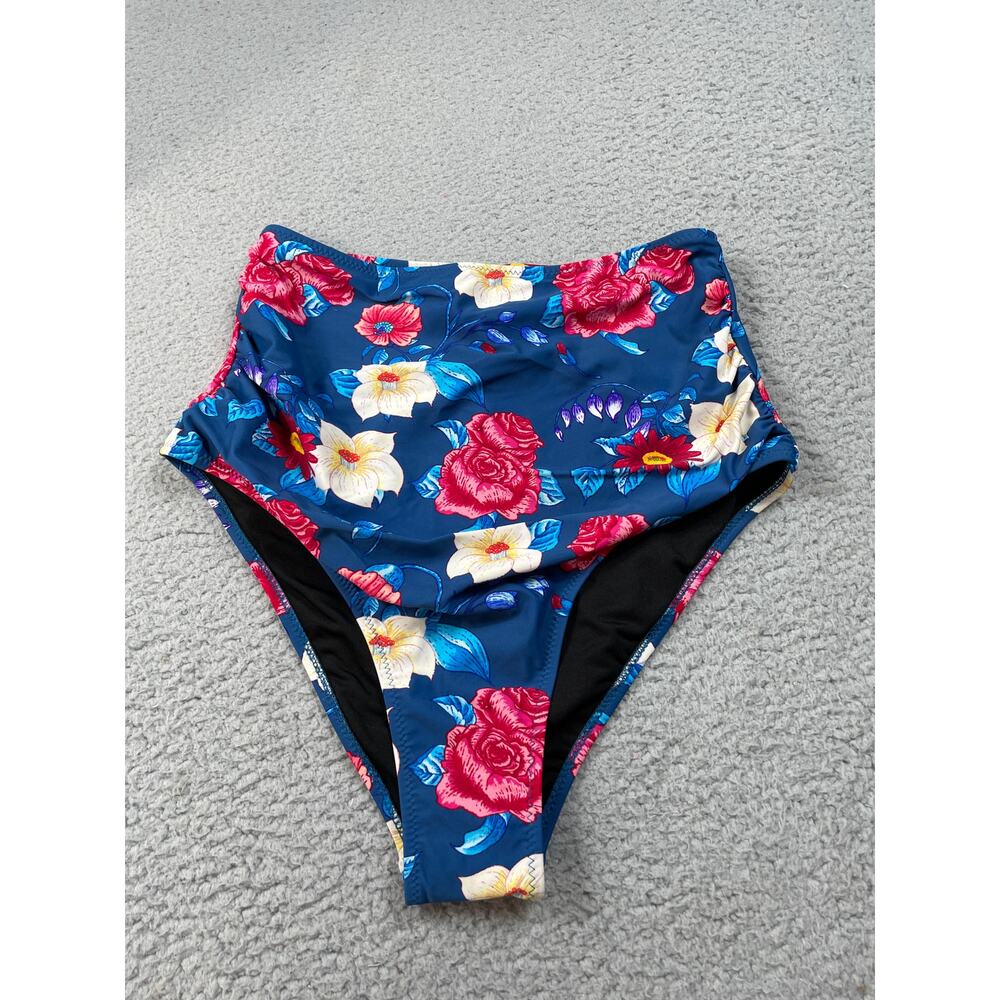 Cupshe Womens Size S High Waisted Floral Bikini Bottom NWT